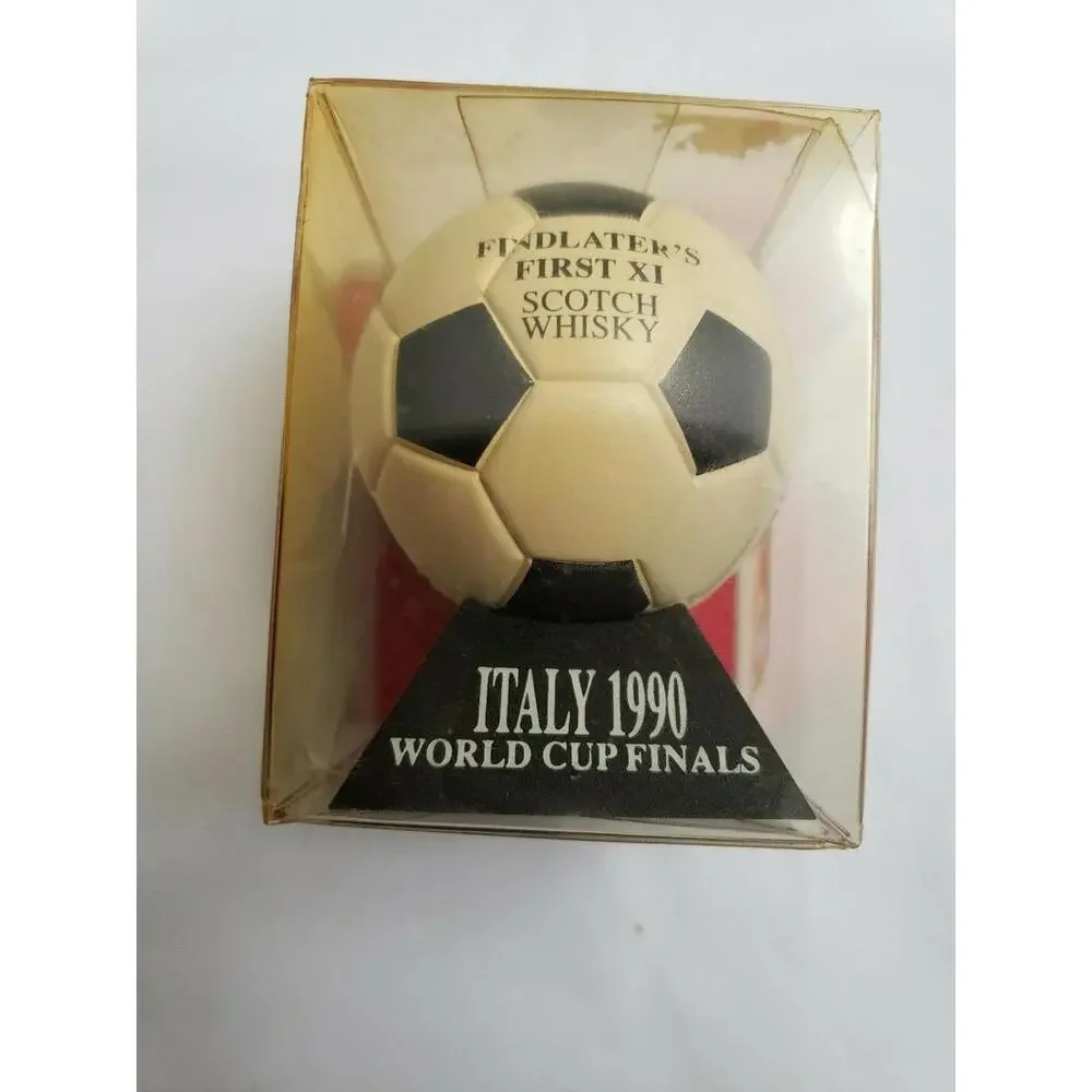 Collectible Empty Whisky Soccer Ball World Cup Finals Italy 1990 Commemorative